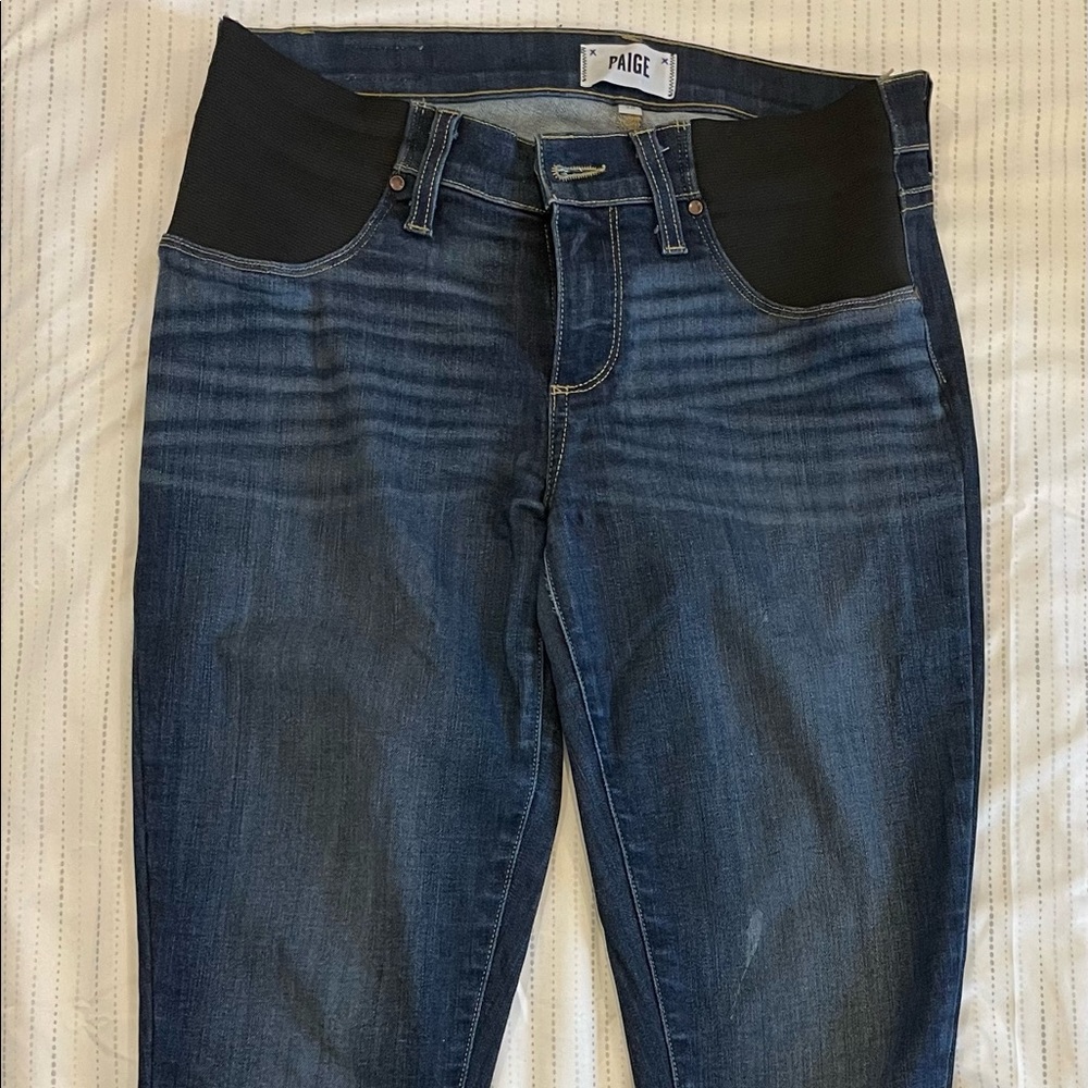 EUC Paige Maternity Denim - Verdugo Ankle 28